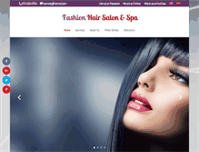 Tablet Screenshot of fashionhairsalonspa.com